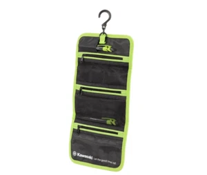 GENUINE OEM KAWASAKI Roll-up toiletry bag with hook and three zipped compartment - Picture 1 of 2