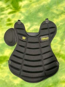 Black New Adult Wilson Catcher's Chest Protector - Picture 1 of 2