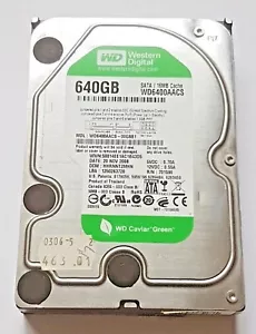 640 GB SATA Western Digital WD6400AACS-00G8B1 5400RPM 16MB Hard Drive 3.5" - Picture 1 of 1