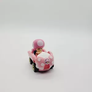 Hot Wheels Mario Kart Toadette Cumpleaños Niña Kart Rosa - Imagen 1 de 15