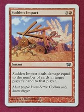 Magic The Gathering 8TH EDITION SUDDEN IMPACT single red card MTG