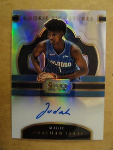 2017 JONATHAN ISAAC ROOKIE SELECT SILVER AUTOGRAPH #RD /199 ORLANDO MAGIC C PICS - Picture 1 of 2