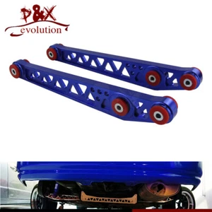 Blue Rear Lower Suspension Control Camber Arms for 96-00 Honda Civic EK EJ - Picture 1 of 9