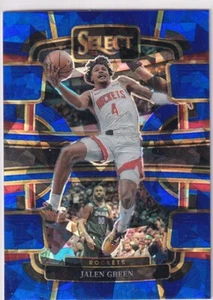 2023-24 Panini Select NBA No. 42 Jalen Green Blue Ice Prizm - Bild 1 von 2