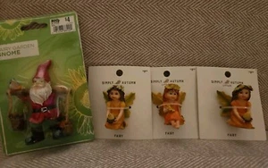 Fee & Zwerg Garten Spaß 4er Set Miniaturfiguren - Bild 1 von 5