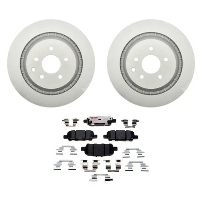 For Nissan 370Z 10-17 Raybestos Element3 Rear Brake Kit w Hybrid Pads Foto 1 de 4