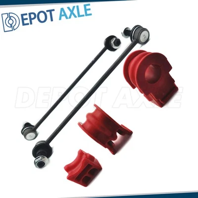 Front Stabilizer Sway Bar Link & Bushings New For 2008 - 2013 Nissan Rogue x4 - Imagem 1 de 4