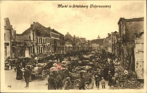 Ortelsburg Ostpreussen Markt in Ortelsburg - Bild 1 von 2