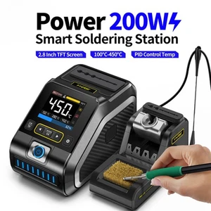 200W Power Repaid Heating Soldering Iron Electronic Welding Repair Solder Tools - Picture 1 of 22