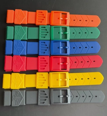 Alternative Rubber Strap 18mm for Tag Heuer Vintage, all colors, new. - Image 1 of 4