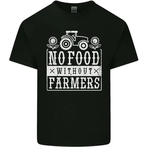 No Food Without Farming Farmers Kids T-Shirt Childrens - Picture 1 of 23