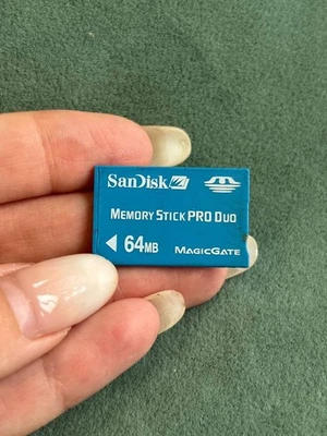 SanDisk memory stick PRO Duo 64 MB (Made in Japan) TESTED - Image 1 of 2