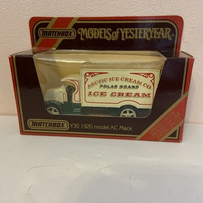 Matchbox Models Of Yesteryear 1920 Y30 AC Mack Artic Ice Cream Delivery Van - Image 1 of 3