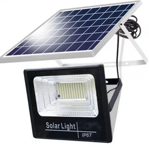 Faro 800W Led Compatto Da Esterno Con Pannello Solare E Controllo Da Remoto - Imagen 1 de 6