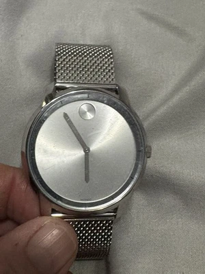 Movado BOLD 42mm Silver Stainless Steel Case, Silver SS Bracelet, Men's Watch - Image 1 of 4