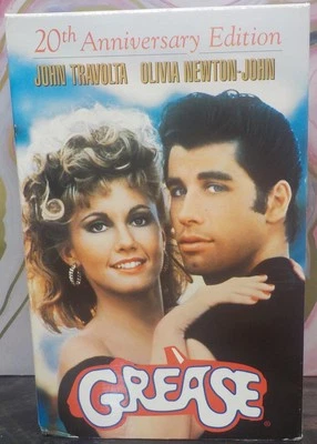 Grease 20th Anniversary Edition 1998 VHS Widescreen Limited Ed w/ Script - Image 1 of 4