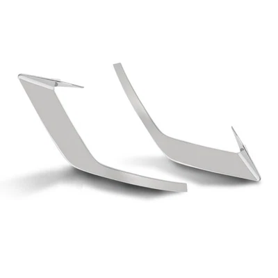 Fit For 19-22 Volvo S60 V60 Left & Right side Front Lower Bumper Trims Silver Foto 1 de 4