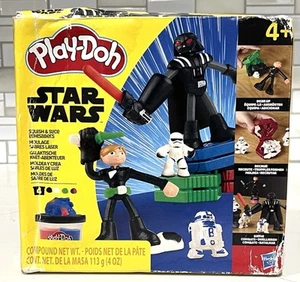 Play-Doh Star Wars Squish & Slice Lightsabers 4" Action Figure Set - Picture 1 of 7