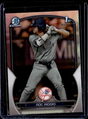 2023 Topps Bowman Draft Chrome Roc Riggio #BDC-30 Refractor - Image 1 of 2