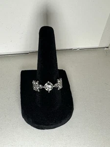 Vintage Hematite Mourning Ring - Picture 1 of 1
