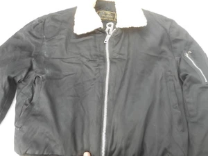 US Air Force B15 Type Private Purchase Embroidered Black Nylon Jacket Size Large - Picture 1 of 12