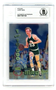 LARRY BIRD Signed 1995 Signature Rookies Kromax #FP2 BAS Authentic Auto - Picture 1 of 2
