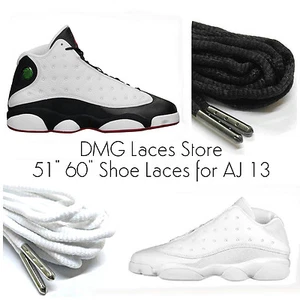 Cordones para zapatos con puntas de metal para Air Jordan 13 playoffs de cereza criada por panda bajo barón - Imagen 1 de 4
