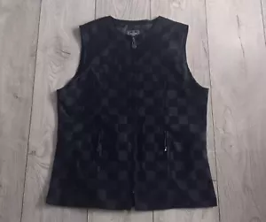 Gilet vintage FENDI Roma nero logo FF monogrammi taglia XL - Foto 1 di 4