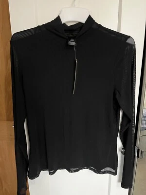 Cristal Kobe Negro, Manga Larga XL Top Fiesta de Vacaciones Foto 1 de 4