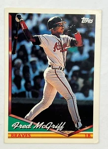 1994 Topps #565 Fred McGriff Gold - Alanta Braves MLB - Free Shipping GA - Picture 1 of 2