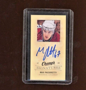 2009-10 Upper Deck Champ's Signatures Autograph #CSMP Max Pacioretty      *S7102