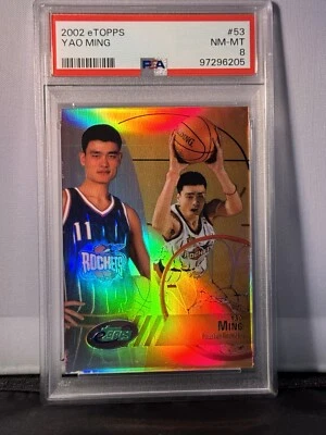 2002 eTopps Yao Ming PSA 8 #53 - Image 1 of 2