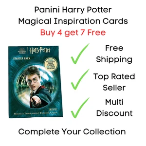 Panini Harry Potter Magical Inspiration Trading Cards - Buy 4 Get 7 Free - Picture 1 of 177