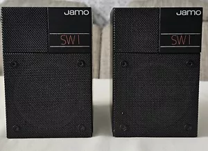 Jamo SW1 Audio Lautsprecher Schwarz Holz Rechteckig Vintage - Bild 1 von 17