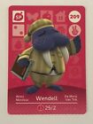 Carte Amiibo - Animal Crossing - Morsicus / Wendell - #209 - Neuf - EUR