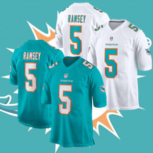 HOT NEW!! J.Ramsey Miami Team Dolphin Name & Number Football Shirt Gift Fan