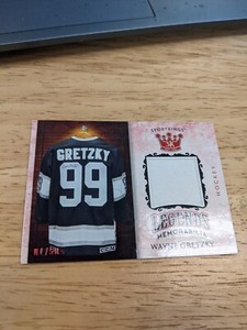 2018 Sportkings Legends Memorabilia Red Wayne Gretzky #lsm4 #'d 1/50  HOF GOAT !