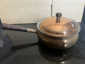 Vintage Made In Italy Small Copper Pot Pan - Picture 1 of 12