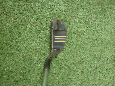Half moon painted Brass putter - Image 1 of 4