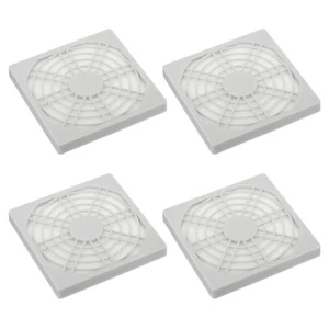 80mm Lüfter Fingergrill 4 Packung für 80x80mm Abluft Lüfter Weiß - Bild 1 von 6