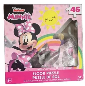 Disney Junior Minnie Mouse Floor Puzzle 46 Pieces 24" x 36" NIB  - Picture 1 of 2
