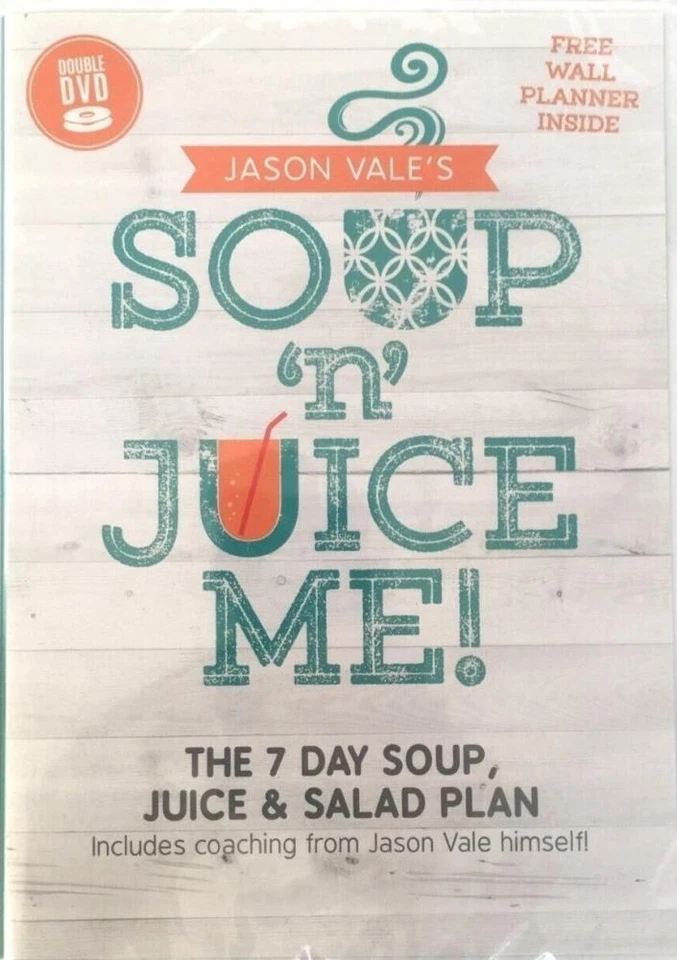 Jason Vale's Soup 'n' Juice Me! Double DVD DVD Jason Vale (2014) - Image 1 of 1