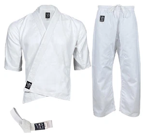 Shotokan Karate Gi Uniform 8oz | Kids & Adults Martial Arts Suit with Free Belt - Picture 1 of 10