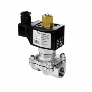 FSA Magnetventil Edelstahl stromlos offen 1/2-1" bis 120°C - Picture 1 of 24