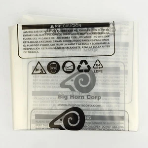 Big Horn 11781 20" Dia. Clear Plastic Dust Collection Bag 32" x 42" rep 1791087 - Picture 1 of 1