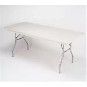 Kwik Covers 3072PK-IVORY 30 x 72 in. Fitted Plastic Table Covers With Elastic - Picture 1 of 1