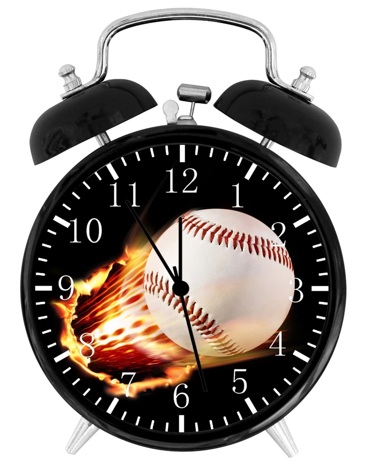 Baseball Alarm Desk Clock Nice For Decor or Gifts F152 - Image 1 of 1