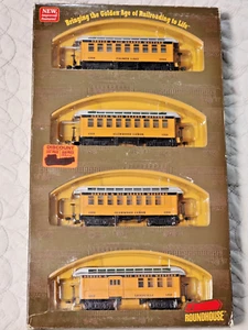 Vintage HO scale Roundhouse Rio grande Overton 4 car set #84303 - Bild 1 von 7