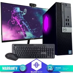 Customizable Dell Desktop Computer Gaming PC up to 16GB Ram 512GB SSD GT 1030 - Picture 1 of 35