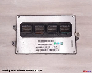 2010 LIBERTY NITRO 3.7L ECU ECM PCM ENGINE CONTROL MODULE COMPUTER 68044702AD - Picture 1 of 3